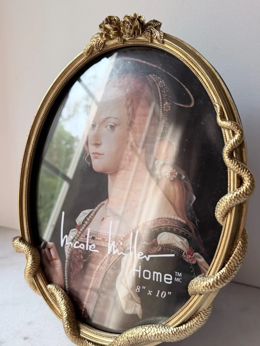 Nicole Miller decorative oval